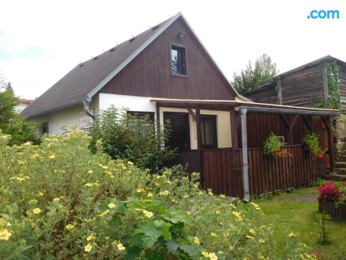 24m2 Ferienwohnung in Chřibská. Balkon!