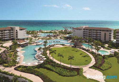 Apt mit Terrasse. In Cancun