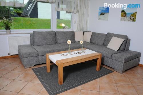 Terrace and wifi apartment in Kappeln. Perfect for groups