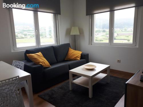 Comfy apartment with two bedrooms and heating