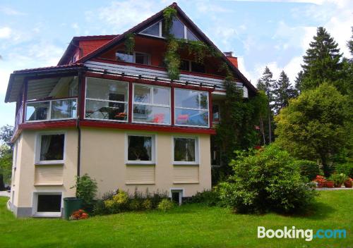 Ferienwohnung mit Terrasse. In Warmensteinach