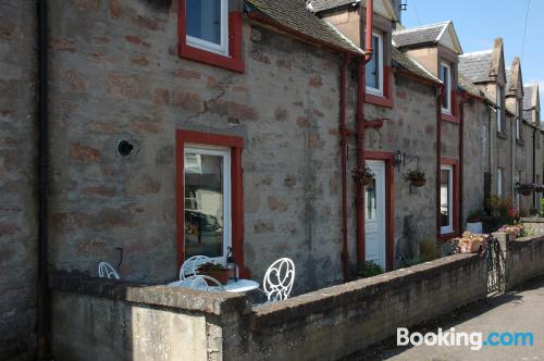 Appartement adapté pour les chiens à Nairn. Avec terrasse!