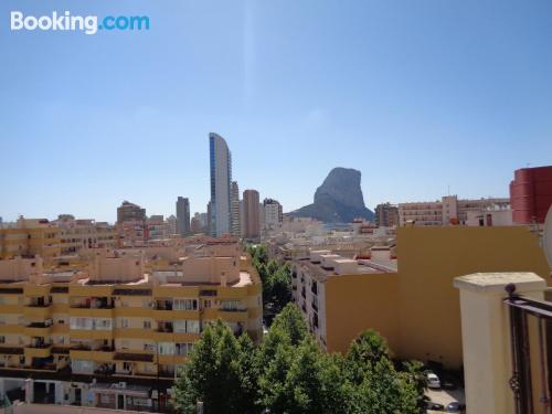 Apartamento en zona céntrica con terraza en Calpe.