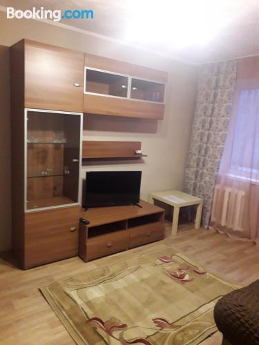 1 bedroom apartment home in Novokuznetsk. Ideal for 1 person.