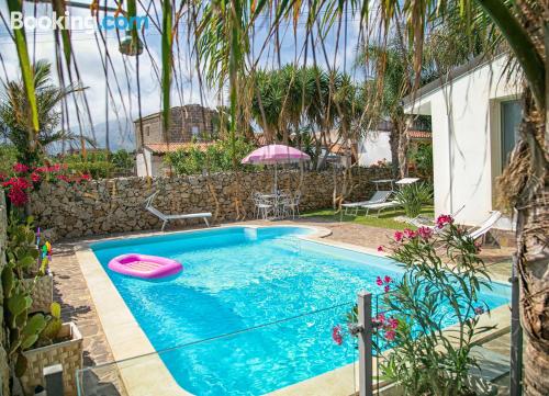 Central apartment with pool.