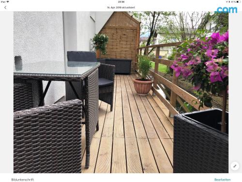 Perfect one bedroom apartment with terrace and wifi.