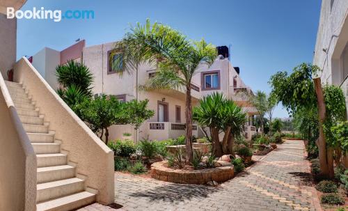 Pool and internet apartment in Malia. Just great location