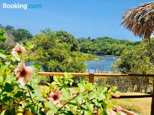 No melhor endereço e terraço em Caucaia. Internet!