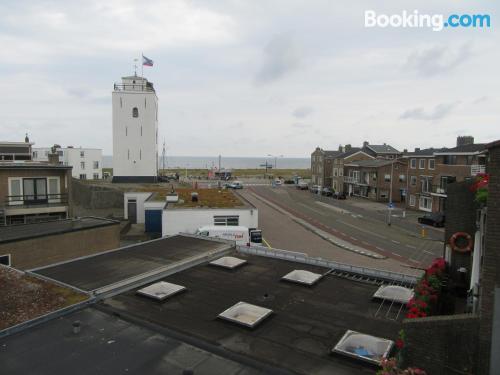 Apartamento de 125m2 em Katwijk aan Zee. Com terraço!.
