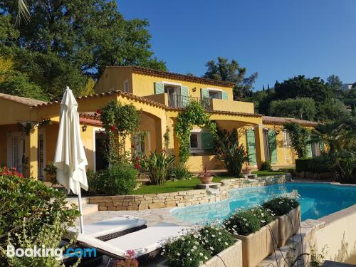 Place for two in Opio with swimming pool.