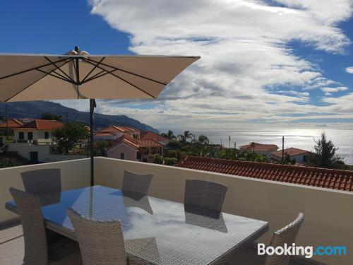 One bedroom apartment in Estreito da Calheta. Convenient for six or more