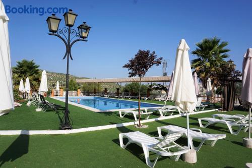 Swimming pool and wifi home in Baena. Be cool, there\s air-con!