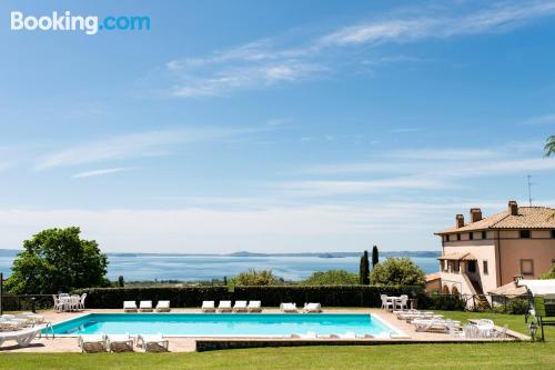 Apartamento con terraza en Bolsena