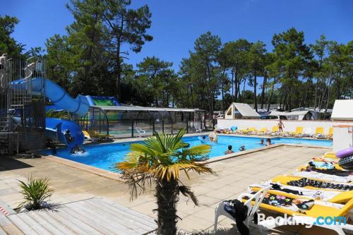 Apartamento de un dormitório em Saint-Jean-de-Monts. Terraço!