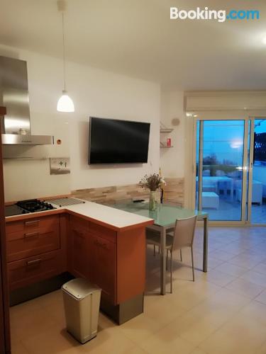 Apartment with terrace in central location of Santa Marinella.