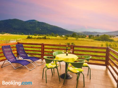 Ferienwohnung mit Balkon. Für Familien