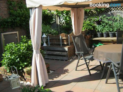 Bad Bentheim from a superb location. Baby friendly