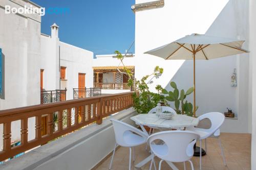 Appartement met terras. Welkom bij Naxos Chora!