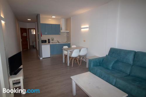 One bedroom apartment in Portinatx with wifi and terrace