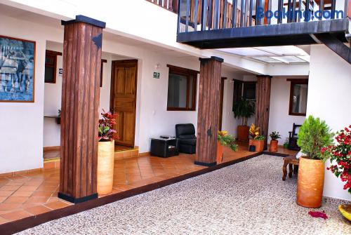 Ferienwohnung mit Balkon. In Villa de Leyva