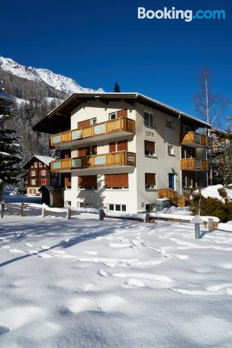 Apartment for families in Saas-Grund with internet