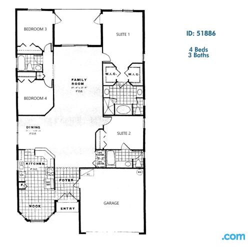 Appartement de 149m2. Kissimmee est votre.