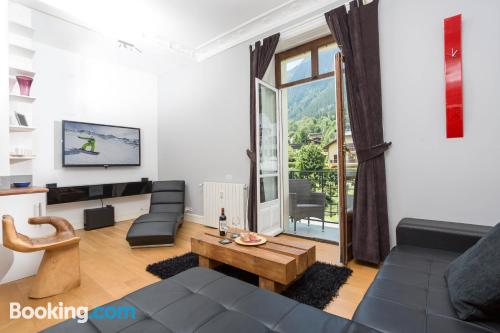 Extenso apartamento em Chamonix-Mont-Blanc, perfeito para grupos