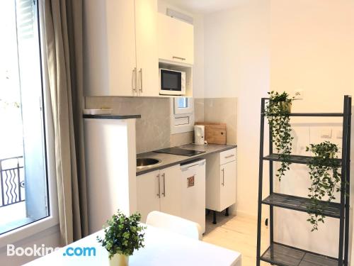 Home for two in Vitry-sur-Seine with terrace and wifi.