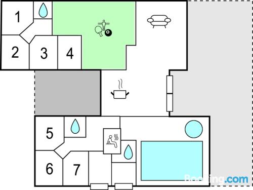 Appartement à Nordborg. Idéal pour 5 personnes ou plus!