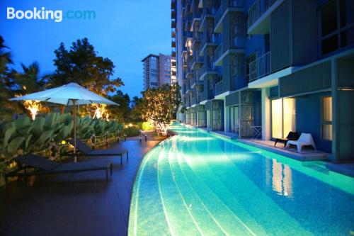 Apartment with terrace. Air-con!