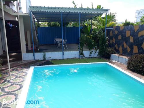 Two bedroom home with swimming pool and terrace