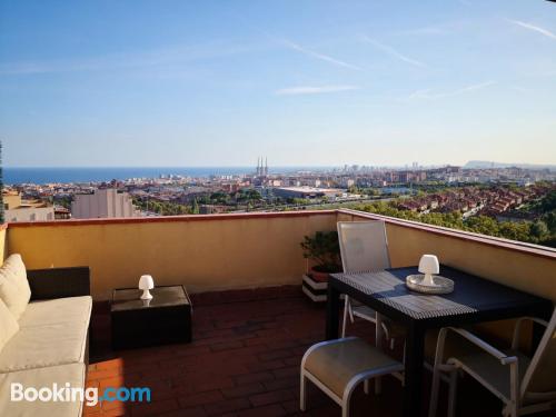 Apartment in Badalona with wifi.
