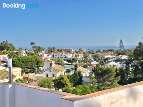 Place for two in La Cala de Mijas with air.