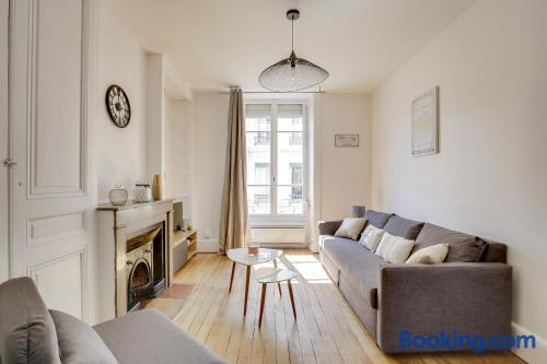 Appartement à Lyon. Chauffage et Internet