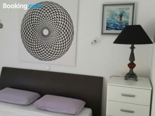 Terrace and wifi apartment in Mostar ideal for six or more.