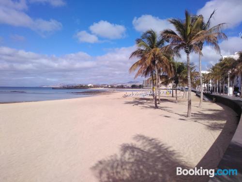 2 room place in Arrecife with heating