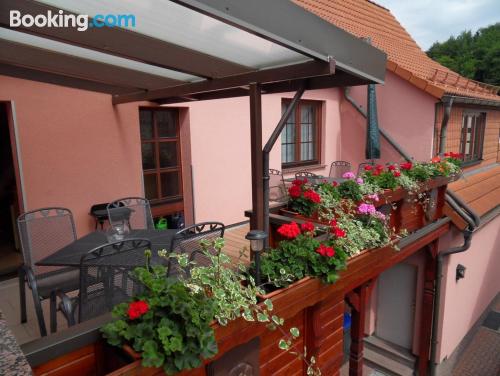 Ferienwohnung mit Terrasse. Kinderfreundlich