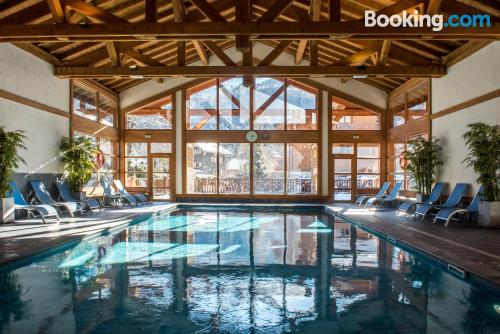 Apartamento con piscina en Samoëns