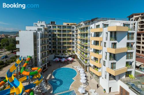 Apartamento práctico dos personas en Sunny Beach