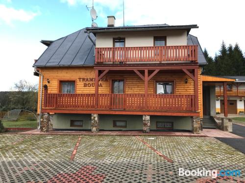 Ferienwohnung in Abertamy. Tierfreundlich