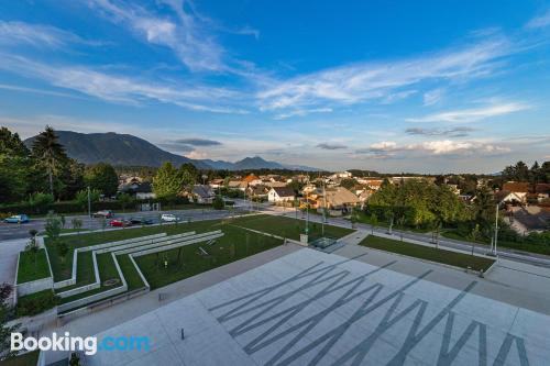 Apartamento para familias en Radovljica con aire acondicionado.