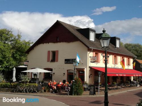 Wohnung mit Terrasse. Heizung