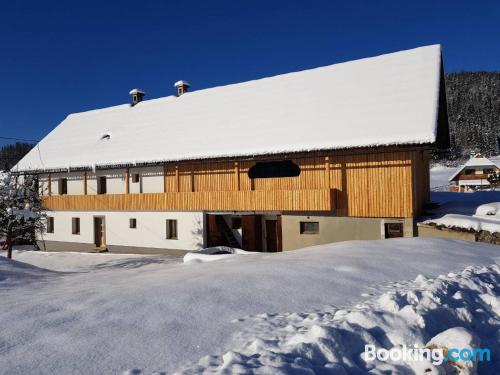 Breed appartement met twee slaapkamers. 2-kamer.