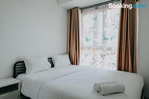 Carino appartamento con 1 camera da letto. Tangerang ai vostri piedi!.