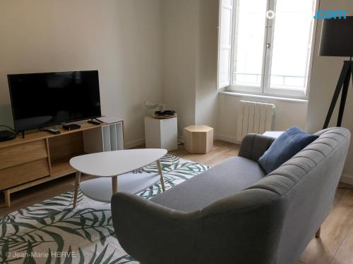 One bedroom apartment apartment in Quimper with wifi.