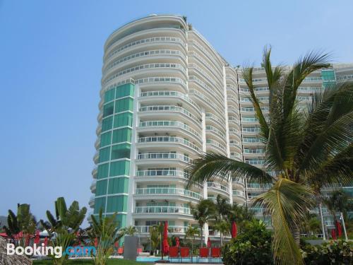 Apartamento con terraza y internet en Ixtapa y aire acondicionado