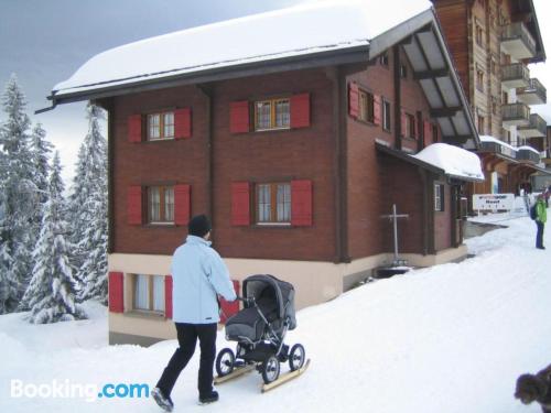 Pet friendly home in Riederalp. Convenient for groups