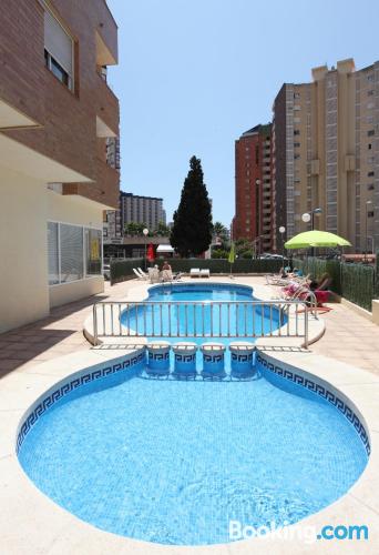 Central location in Benidorm with heating and wifi