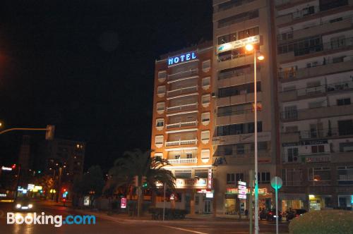 Downtown in Algeciras with terrace