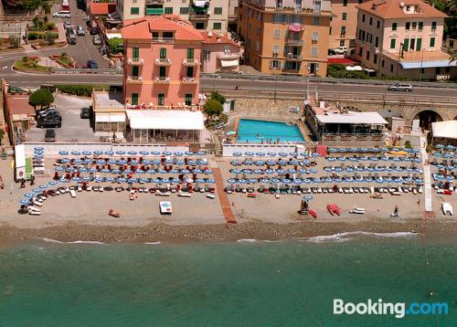 Best location with swimming pool in Varazze, wifi and terrace